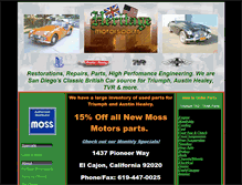 Tablet Screenshot of britishheritagemotorsports.com